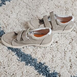 Sperry Tan Velcro Kids Sneakers